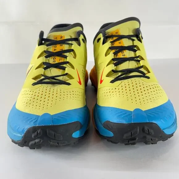 Nike Air Zoom Terra Kiger 7 Women 9.5 Limelight Laser Blue Trail Run CW6062-300 - Picture 4 of 11